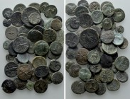 Circa 50 Greek Coins. 

Obv: .
Rev: .

. 

Condition: See picture.

Weight: g.
 Diameter: mm.