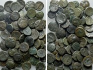 Circa 76 Greek Coins. 

Obv: .
Rev: .

. 

Condition: See picture.

Weight: g.
 Diameter: mm.