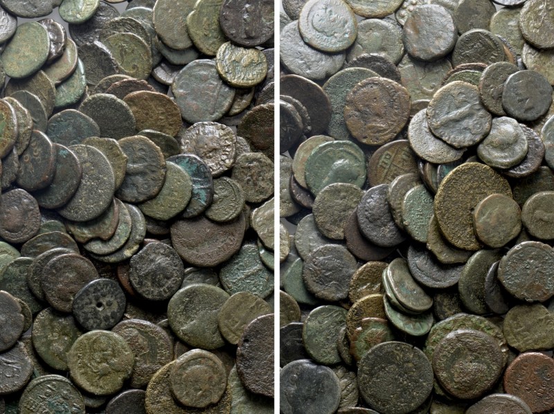 Circa 200 Roman Provincial Coins. 

Obv: .
Rev: .

. 

Condition: See pic...