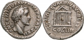 ROMAN EMPIRE
Antoninus Pius (138-161 AD), AR Denarius (3.3g) struck 159 AD, Rome
ANTONINVS AVG PIVS P P TR P XXII Laureate head right / AED DIVI AVG...
