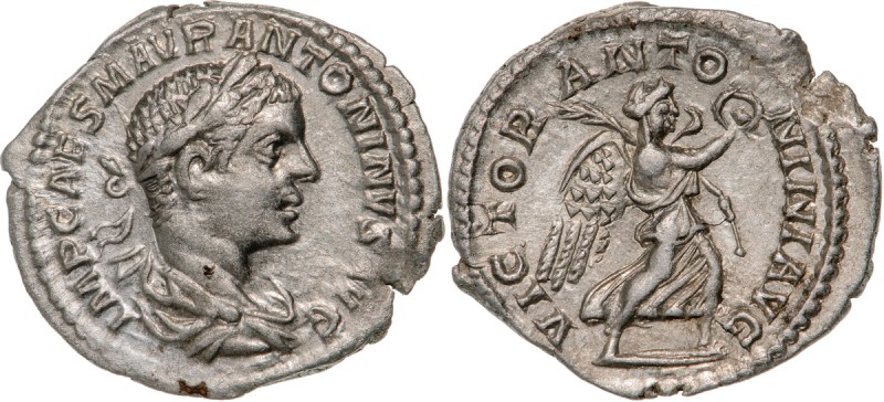 ROMAN EMPIRE
Elagabalus (218-222AD), AR Denarius (2,4g) struck 218AD, Rome
IMP...