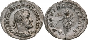 ROMAN EMPIRE
Maximinus I. Thrax (235-238AD), AR Denarius (2,2g), struck 236 AD, Rome
MAXIMINVS PIVS AVG GERM laureate, draped and cuirassed bust rig...