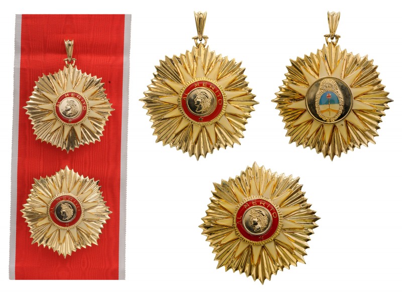 ARGENTINA
ORDER OF MAY
Grand Cross Set, 1st Class, insttitued in 1957. Sash Ba...