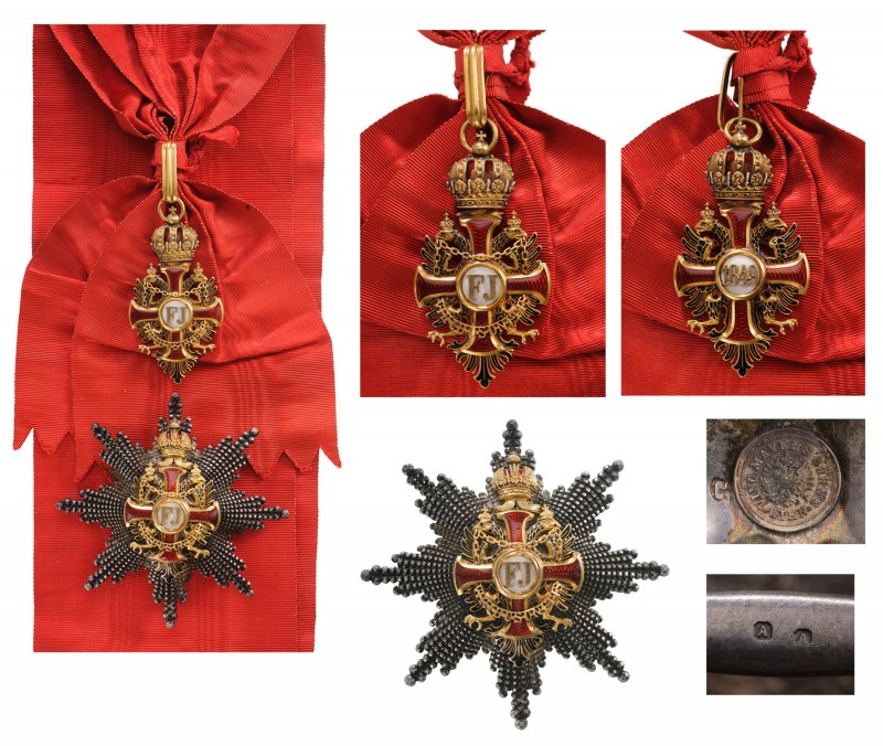 AUSTRIA
ORDER OF FRANZ JOSEPH
Grand Cross Set of the 2nd Model, 1st Class, ins...