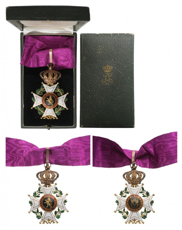BELGIUM
ORDER OF LEOPOLD
Commander`s Cross, 3rd Class, instituted in 1832. Nec...