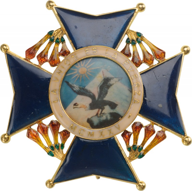 BOLIVIA
NATIONAL ORDER OF THE CONDOR OF THE ANDES
Grand Cross or Grand Officer...