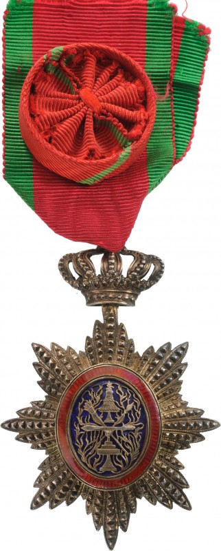 CAMBODGE
ROYAL ORDER OF CAMBODIA
Officer's Cross, 4th Class, instituted in 186...