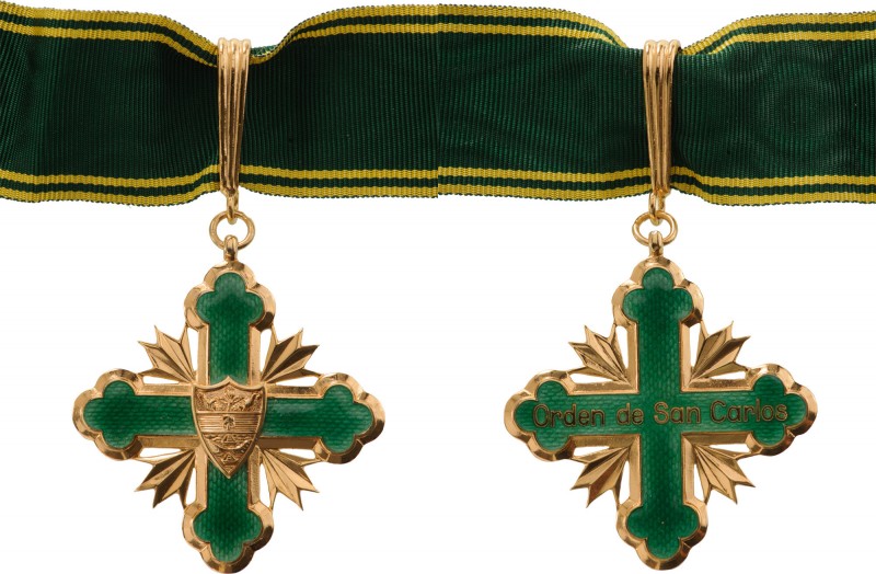 COLOMBIA
ORDER OF SAN CARLOS
Commander's Cross, 3rd Class, instituted in 1954....