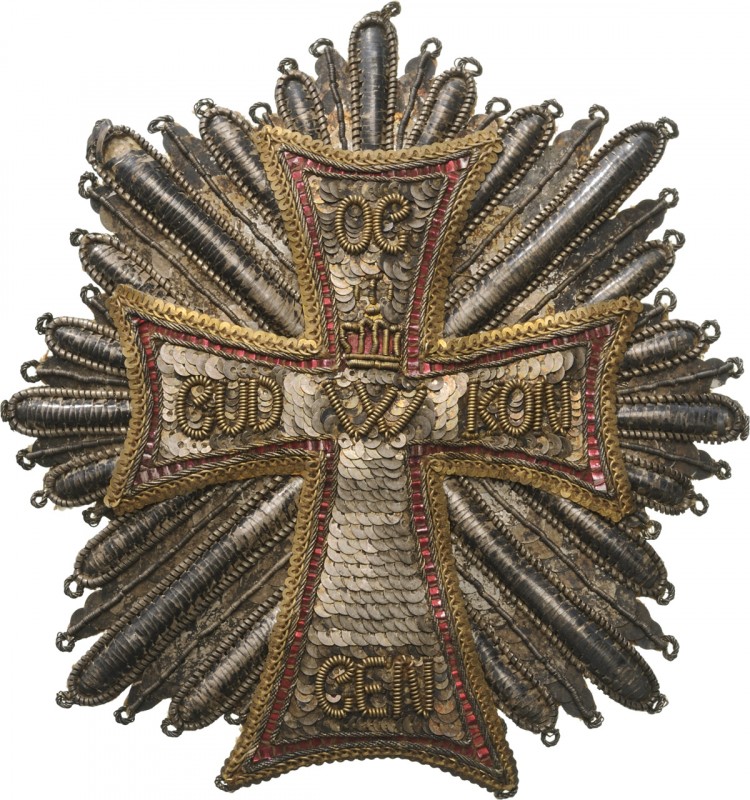 DENMARK
ORDER OF THE DANNEBROG
Grand Cross Star, 1st Class, Christian IX (1818...