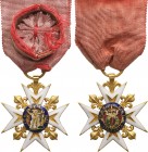 FRANCE
MILITARY ORDER OF SAINT LOUIS, INSTITUTED IN 1693
Knight's Cross, Louis XVIII (1814-1824) Type, 3rd Class, instituted in 1693. Breast Badge, ...