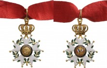 FRANCE
ORDER OF THE LEGION OF HONOR
Commander`s Cross, Louis Philippe King Period (1830-1848), 3rd Class, instituted in 1802. Neck Badge, 87x57 mm, ...