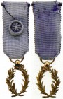 FRANCE
ORDER OF THE ACADEMIC PALMS
Officer`s Cross Miniature De Luxe, 4th Class. Breast Badge, 17x12 mm, GOLD, enameled, original suspension ring an...