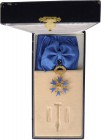 FRANCE
NATIONAL ORDER OF MERIT
Grand Cross Badge, 1st Class, 5th Republic, 2nd Type, instituted in 1963. Sash Badge, 89x57 mm, gilt Bronze, both sid...