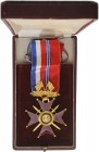 FRANCE
FRANCO-BRITISH ASSOCIATION
Commander`s Cross. Neck Badge, 55 mm, gilt Bronze, both sides enameled, both central medallions gilt bronze, origi...