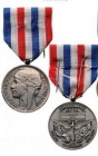 FRANCE
Aeronautical Honor Medals
2nd Type (1932-1978), named, instituted in 1921. Breast Badge, 36 mm, Silver, hallmarked by the French Mint, origin...