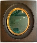 FRANCE
Frame photo holder
Frame photo holder, oval copper medallion engraved on the lathe, glassware and original green felt, in a blackened wooden ...
