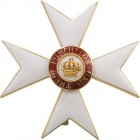 GERMANY - WURTTEMBERG
Order of the Crown
Cross of Honour, 1892 - 1918. Breast Star, 56 mm, GOLD, 19.3 g., maker's mark "FOEHR", one side enameled, m...
