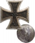 GERMANY - 3RD REICH
Iron Cross 1939 
1st Class, instituted in 1939. Breast Badge, 44 mm, Silver, with scewback and plate (rosted and separated). Sca...
