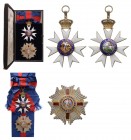 GREAT BRITAIN
THE MOST DISTINGUISHED ORDER OF SAINT MICHAEL AND SAINT GEORGE
Knight Grand Cross, instituted in 1818. Sash Badge, 120x88 mm., gilt Si...