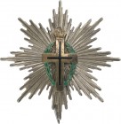 GREECE
ORDER OF THE ORTHODOX CRUSADERS OF THE PATRIARCHY OF JERUSALEM
Grand Cross Star, 1st Class, 1st Type, instituted in 1925. Breast Star, 86 mm,...