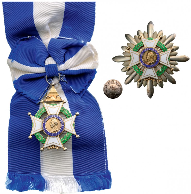 HONDURAS
ORDER OF FRANCISCO MORAZZAN
Grand Cross Set, 1st Class, instituted in...