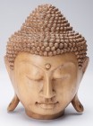 INDIA
Buddha head
Buddha head carved in a soft monoblock wood, tinted and powdered. Beautiful expression of serenity. Height 25 cm. Work late twenti...