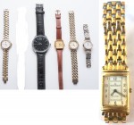 MIXED LOTS
Lot of 6 women's bracelet watches
1 x Tissot, 1x Jaeger-LeCoultre replica, 1 x Richelieu, 1 x JPS, 1 x Calvin Klein, 1 x Edox. Mixed peri...