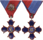 Liechtenstein
Order of Merit of the Principality of Liechtenstein
Officer's Cross, 4th Class, instituted in 1937. Breast Badge, 45 mm, gilt Silver, ...