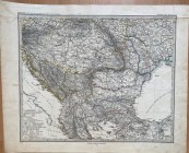 ROMANIA
Eastern Europe Map
Lithographic South Eastern Europe from "Hand Atlas Uber Alle Theile Der Erde Und Uber Das Weltgebaude" published by Justu...