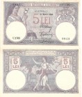 ROMANIA
5 Lei (31.7.1914-22.11.1928), dated 25th of March 1920
Pick 19a. XF+Estimate: 70 - 140