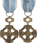 ROMANIA - REPUBLIC
CROSS OF THE FAITHFULL SERVICE, 1935
Cross, 1st Class, 3rd Model, Civil, instituted in 2000. Breast Badge, 61x41 mm, gilt Bronze....