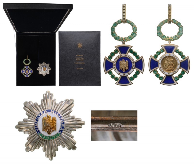 ROMANIA - REPUBLIC
Order of "Military Virtue"
Grand Officer Set for Military i...