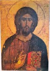 RUSSIA
Russian painted Icon - Christ Pantocrator
Modern Russian painted icon, bust of Christ Pantocrator "ruler of all things" haloed, the holy text...