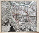SERBIA 
Map of the Siege of Belgrade, 1717
Copper engraved map of the siege of Belgrade in 1717, with the line-up and orders of the battle that took...