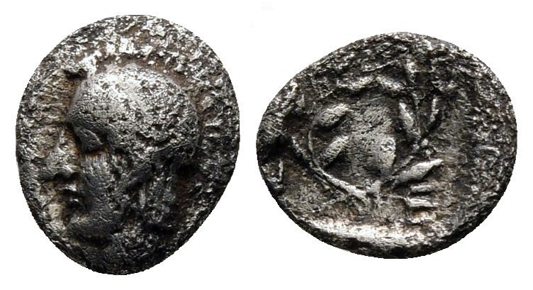 Hemiobol AR
Aiolis, Elaia c. 450-400 BC
7 mm, 0,35 g