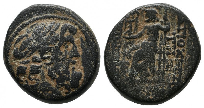 Bronze Æ
Seleucis and Pieria. Antioch, c. 50-49 BC. Dated year 17 of the Pompei...