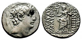 Tetradrachm AR
Seleukid kings, Philippos I. Philadelphos (95-83 BC)
25 mm, 15,50 g