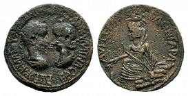 Bronze Æ
Mesopotamia, Nisibis, Gordian III (238-244), with Tranquillina
31 mm, 21,30 g