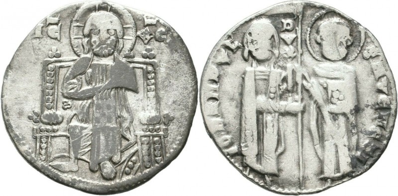 Grosso AR
Venice, Giovanni Dandolo (1280-1289), IO DANDVL' DVX S M VENETI, Doge...