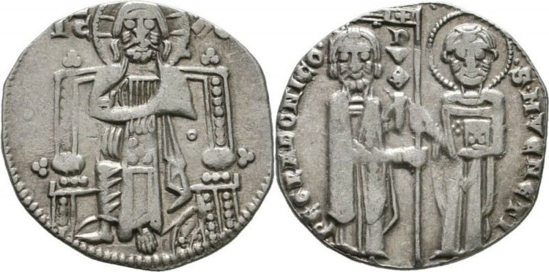 Grosso AR
Pietro Gradenigo (1289-1311), Venice, PE GRADONICO DVX S M VENETI. Do...