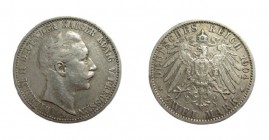2 Mark AR
Wilhelm II, 1904
28 mm, 11,08 g