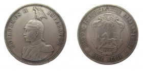 1 Rupie AR
Wilhelm II, 1890, DOA
30 mm, 11,68 g