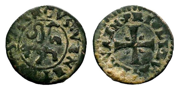 Carzia
Giorolamo Priuli (1559-1567), Billon, Cyprus, +HIERON•PRIOLI•DVX / +S•MA...