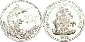 50 Cents AR
Bahamas 1975, Elisabeth II.
30 mm, 10 g