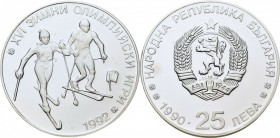 25 Leva AR
Bulgaria, Olympic Game Albertville, 1992
40 mm, 23,45 g