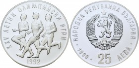 25 Leva AR
Bulgaria, Olympic Game Barcelona 1992
40 mm, 23,38 g