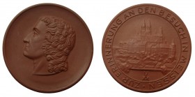Porcelain Medal
Friedrich von Schiller / Meissen
50 mm, 21,47 g
