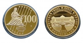 Medal AV
100 Euro Specimen, Würzburger Residenz, Gold 585
11 mm, 0,50 g