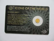1/200 OZ
Walking Liberty, Icons of the World<
8 mm