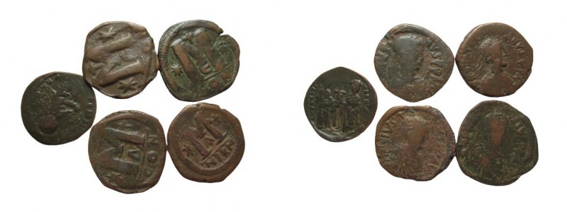 Lot of 5 Byzantine Coins, SOLD AS SEEN, NO RETURN!